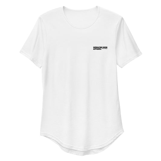 Menacing Logo (Black) Curved Shirt - MenacingIronApparel